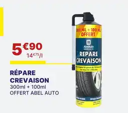 Carter-Cash ABEL AUTO Répare Crevaison offre
