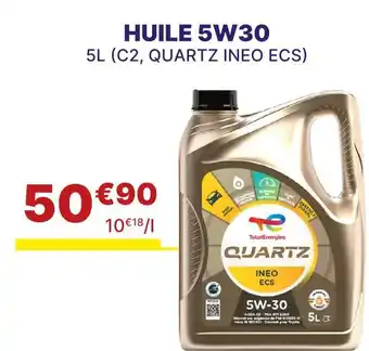 Carter-Cash TotalEnergies Huile 5W30 offre