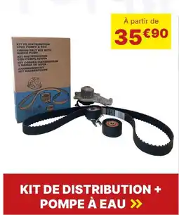 Carter-Cash Kit de distribution avec pompe à eau offre