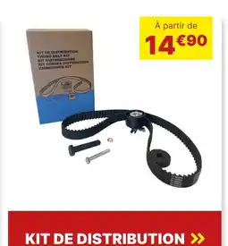 Carter-Cash Kit de distribution offre