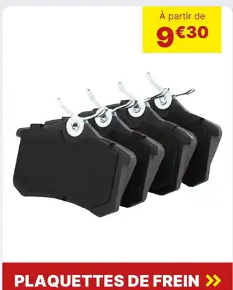 Carter-Cash Plaquettes de frein offre