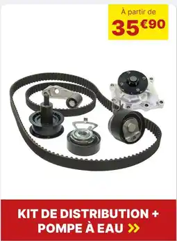 Carter-Cash Kit de distribution + pompe à eau offre