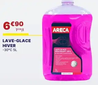 Carter-Cash ARECA Lave-glace hiver offre