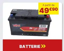 Carter-Cash YETI Batterie offre