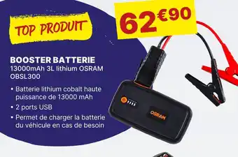Carter-Cash OSRAM Booster batterie offre