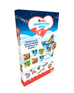 Carrefour Market KINDER SUR TOUS LES CALENDRIERS DE L'AVENT offre