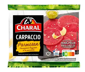 Carrefour CHARAL Carpaccio au parmesan CHARAL offre