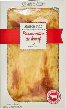 Carrefour MIDI TIELLES Parmentier de bœuf MAISON TINO offre