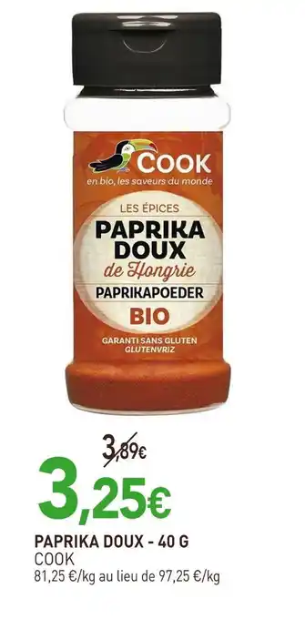 naturéO COOK Paprika Doux offre