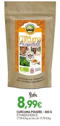 naturéO ETHNOSCIENCE Curcuma Poudre offre