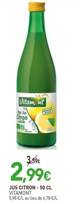 naturéO VITAMONT Jus Citron offre