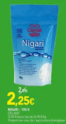 naturéO CELNAT Nigari - 100 g offre