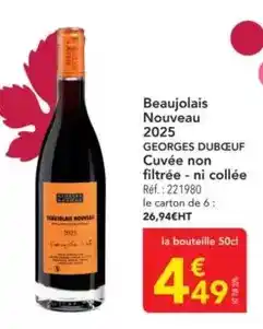METRO Beaujolais nouveau 2025 offre