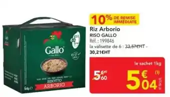 METRO Gallo - riz arborio riso offre