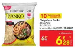 METRO Chapelure panko j.b japon offre
