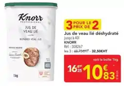 METRO Knorr - jus de veau lié déshydraté offre