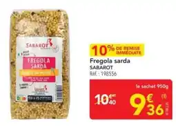 METRO Sabarot - fregola sarda offre