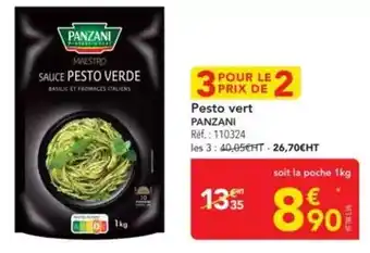 METRO Panzani - pesto vert offre