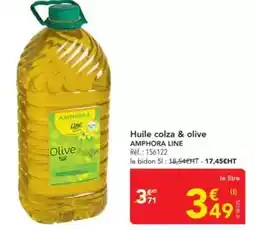 METRO Huile colza & olive offre