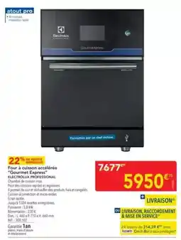 METRO Electrolux - four a cusson acchierée coorment épeques offre