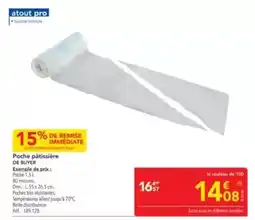 METRO Dim - poche pâtissière offre