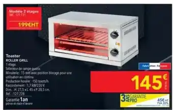 Quartz - toaster roller grill