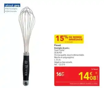 METRO De buyer - fouet offre