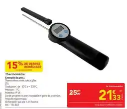 METRO Thermomètre offre
