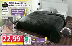 Norma Tex - couvre-lit en velours env 220 x 240 cm offre