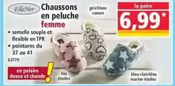 Norma Polaire - chaussons en peluche femme offre