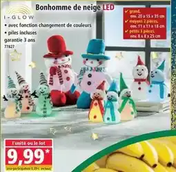Norma Bonhomme de neige led offre