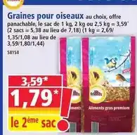Norma Milka - graines pour oiseaux offre
