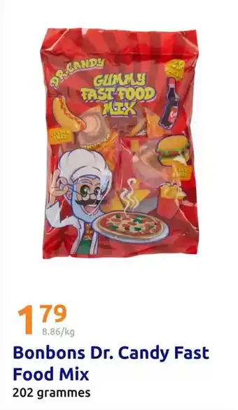 Action Candy - bonbons dr. fast food mix offre