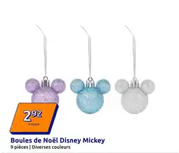 Action Disney - boules de noël mickey offre