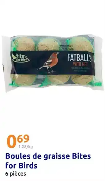 Action All seasons - boules de graisse bites for birds offre