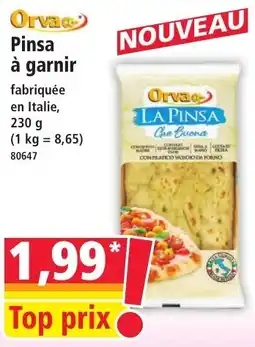 Norma Pinsa à garnir offre