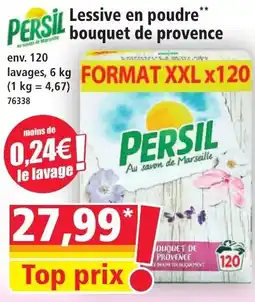 Norma Lessive en poudre bouquet de provence offre