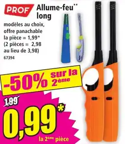 Norma Allume-feu long offre