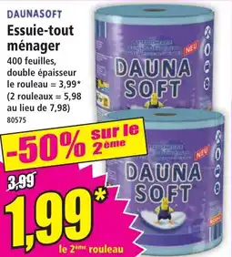 Norma Daunasoft essuie-tout ménager offre