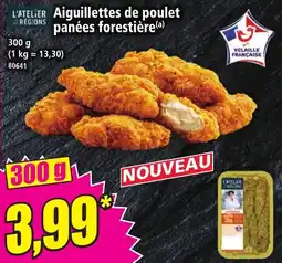 Norma Aiguillettes de poulet panées forestière offre