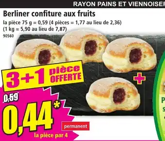 Norma Berliner confiture aux fruits offre