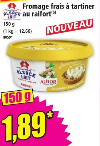 Norma Fromage frais à tartiner au raifort offre