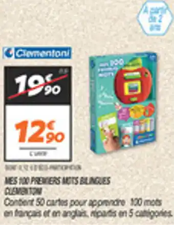 Netto Mes 100 premiers mots bilingues clementon offre