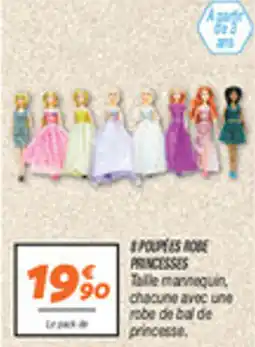 Netto Poupees robe princesses offre