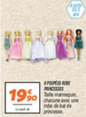 Poupees robe princesses