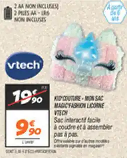 Netto Kid couture mon sac magic fashion licorne vtech offre