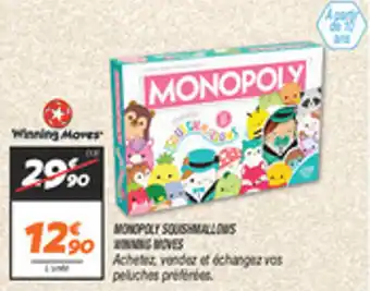 Netto Monopoly squishmallows winning moves offre