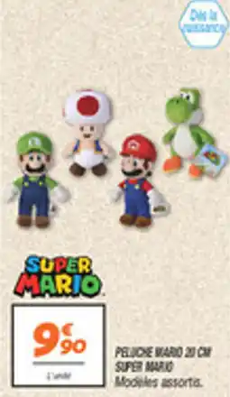 Netto Peluche mario super mario offre