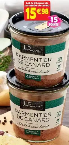 Maximo Lot de 2 bocaux de parmentier de canard offre