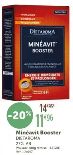 L'Eau Vive DIETAROMA Minéavit Booster offre